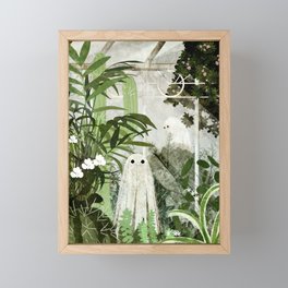 There's A Ghost in the Greenhouse Again Framed Mini Art Print