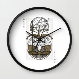 Omnia Illumina male Joker - janus Wall Clock