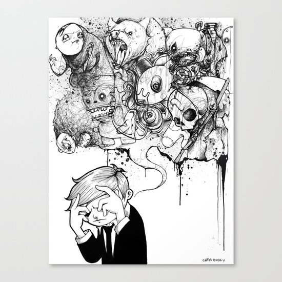 A Heavy Heart Canvas Print