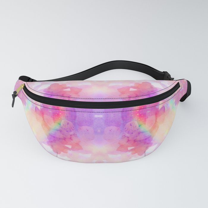 Star Quartz rAiNbOw Crystal Mandala  ~ Design 02 Fanny Pack