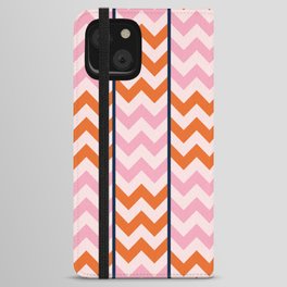 Sunset Chevron - Pink & Orange iPhone Wallet Case