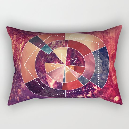 Geometric Rockstar Rectangular Pillow