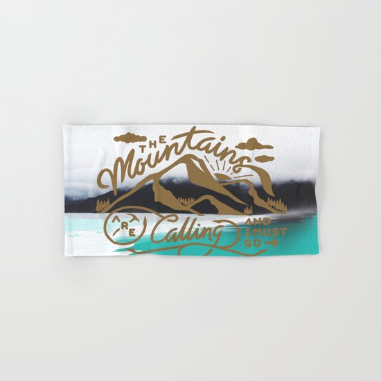 Mountains are calling Hand & Bath Towel