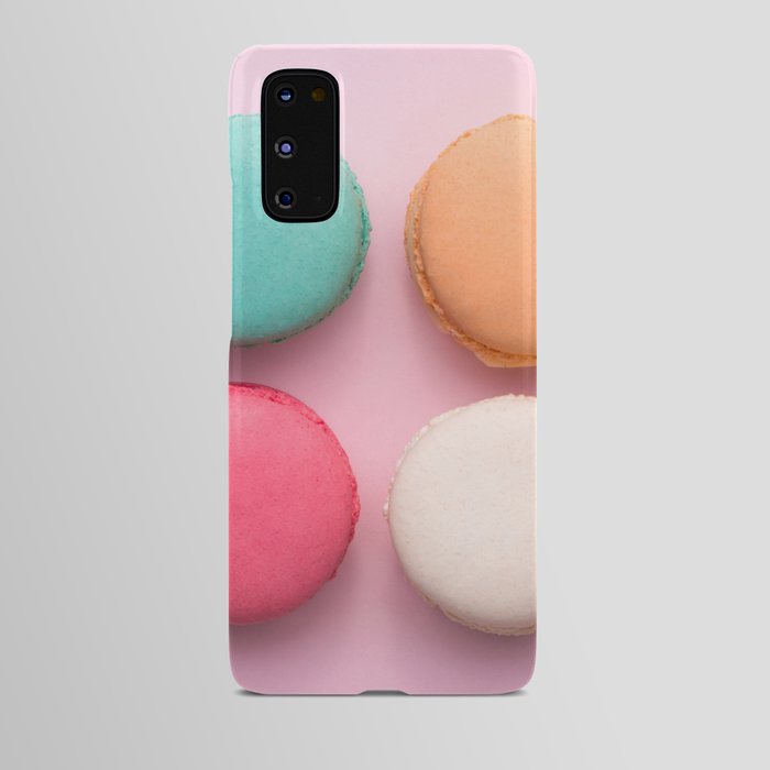 Pink French Macaroons Android Case