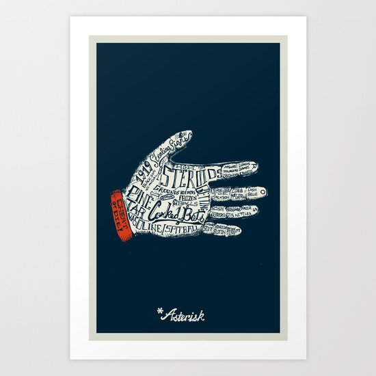 Asterisk Art Print