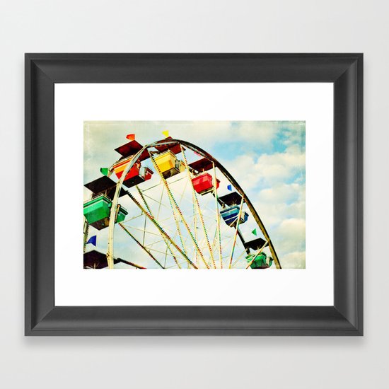 round and round we go Framed Art Print