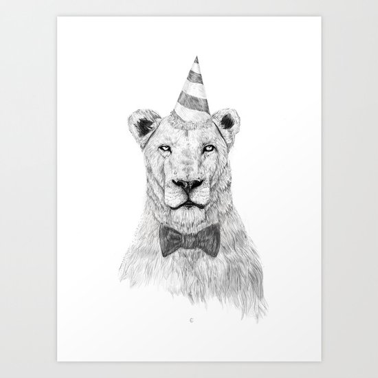 Get the party started Art Print