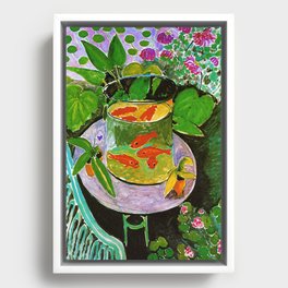 Henri Matisse Goldfish Framed Canvas
