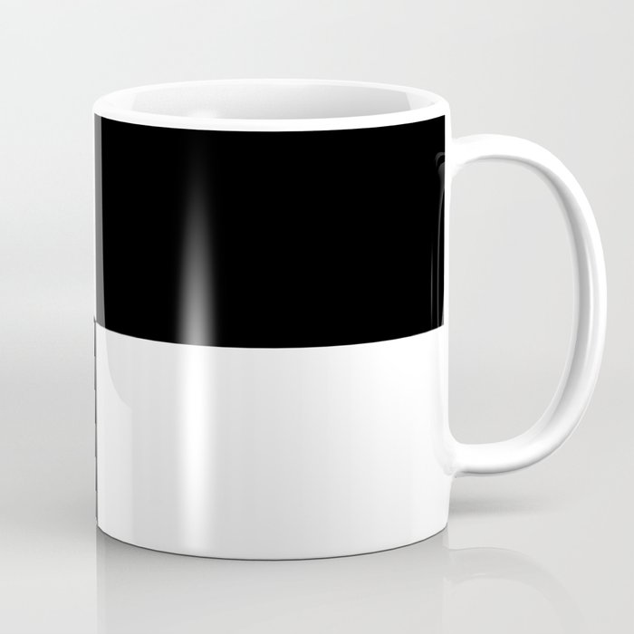 Black and White Color Block #2 Coffee Mug