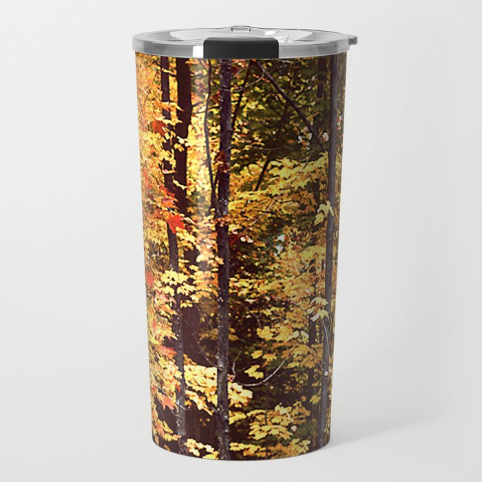 Autumn Leaves Forest Of Fall Trees Travel Mug