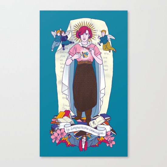 Virgen de Shermer Canvas Print