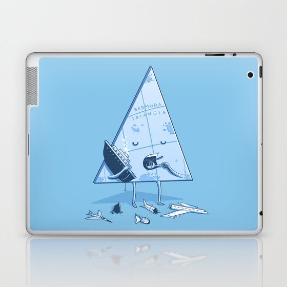 Bermuda triangle Laptop & iPad Skin