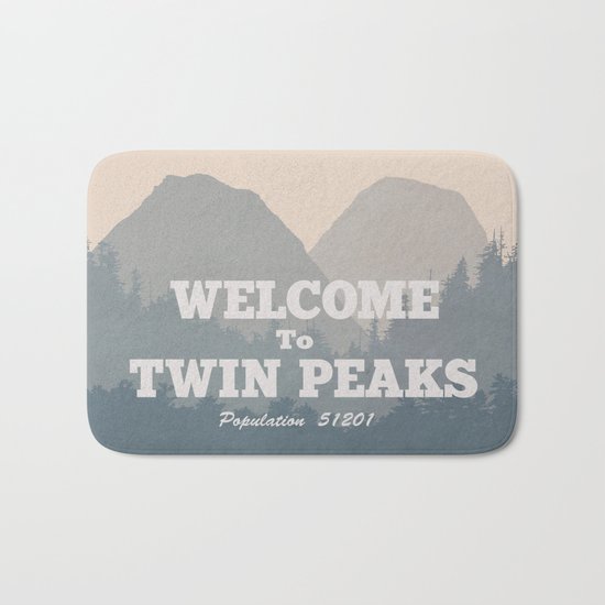 Welcome to Twin Peaks v2 Bath Mat