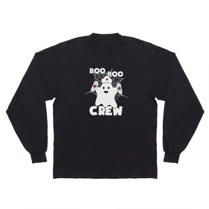 Boo Boo Crew Halloween Nurse Long Sleeve T Shirt