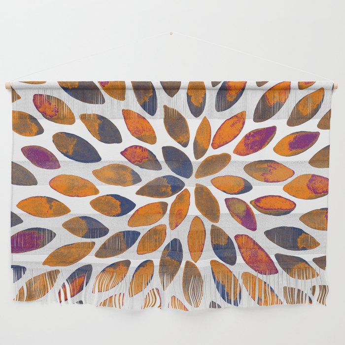 Watercolor brush strokes - autumn palette Wall Hanging