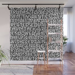 Word pattern letters typography Wall Mural