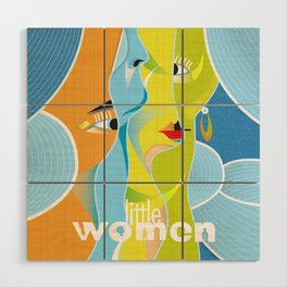 Little Women Wood Wall Art