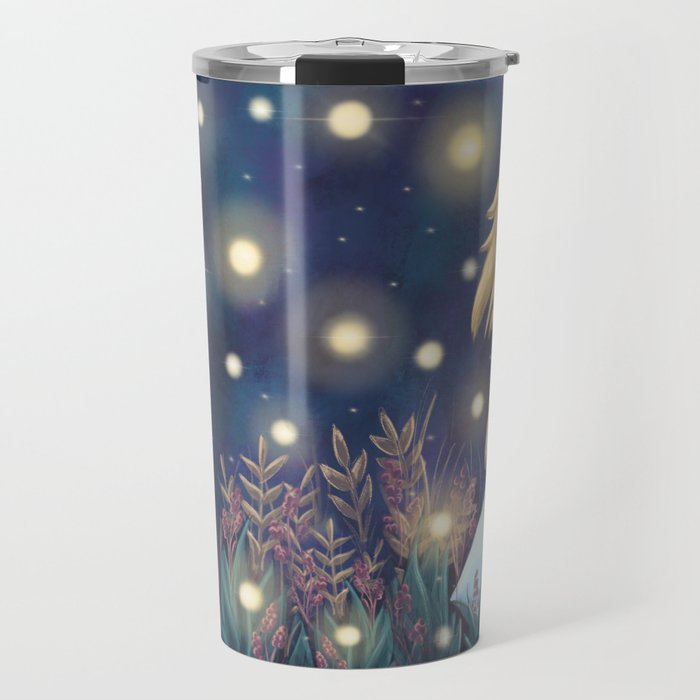 Fireflies in summer Travel Mug