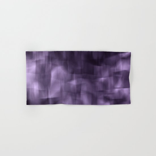 Purple abstract painting. Hand & Bath Towel
