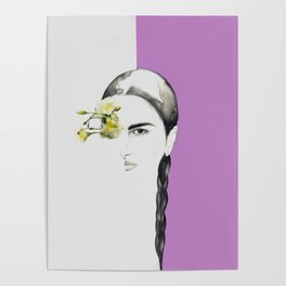 Flor ojo Poster