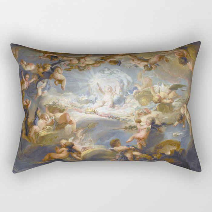 Le Triomphe de l'Amour sur tous les dieux Rectangular Pillow