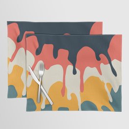 Colorful splatters Placemat