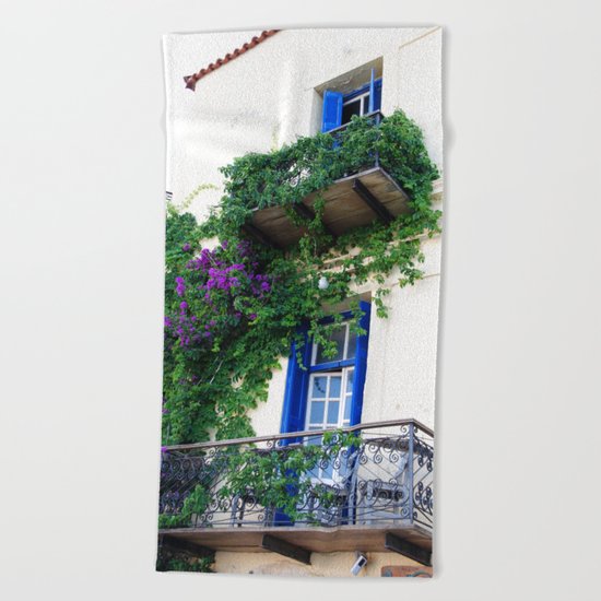 Chania Old Town View Beach Towel