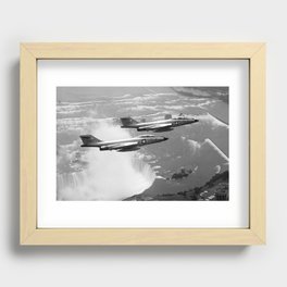 McDonnell F-101 Voodoo Jets Flying Over Niagara Falls - 1981 Recessed Framed Print