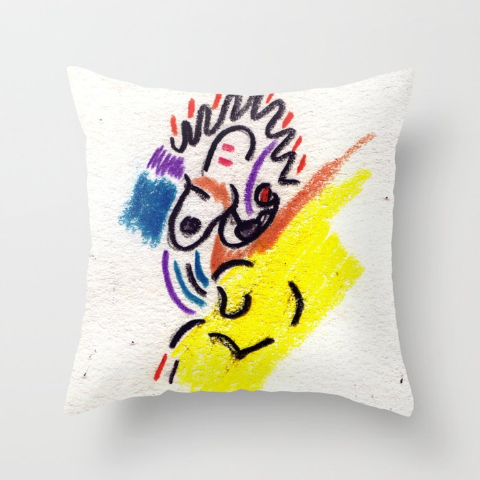 Abstract Throw Pillow