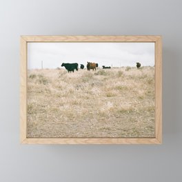 How Now Brown Cow Framed Mini Art Print