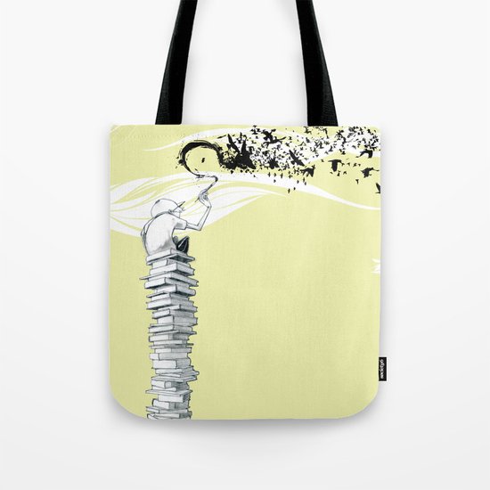 Glue Network Print Series "Education & Arts" Tote Bag