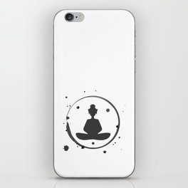 Buddha in Enso iPhone Skin