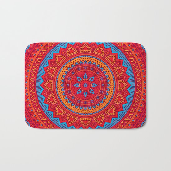 Hippie mandala 59 Bath Mat