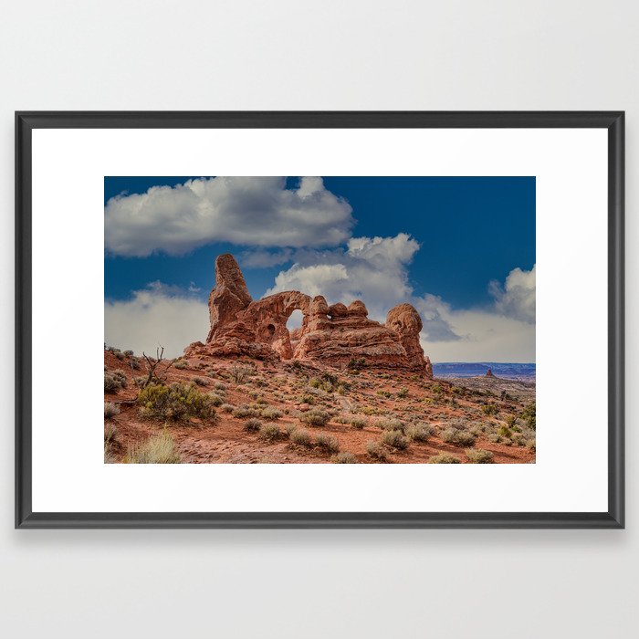 Turret Arch 8123 - Arches National Park, Utah Framed Art Print