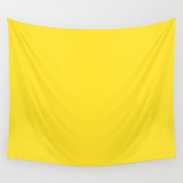 Simply Solid - Butter Yellow Wall Tapestry