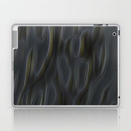 Dark elegant flow shapes Laptop Skin