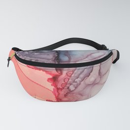 Undertow Meets Lava- Alcohol Ink Painting Fanny Pack
