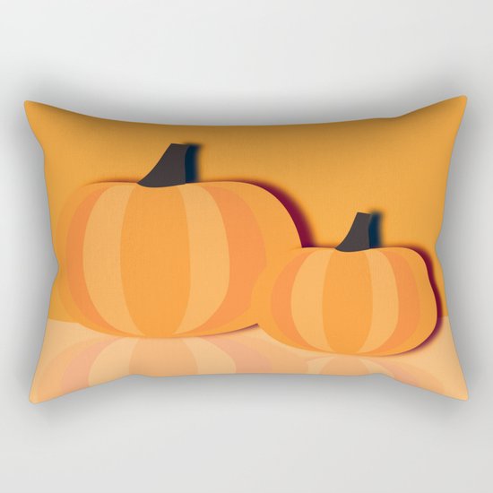 Pumpkins Time Rectangular Pillow