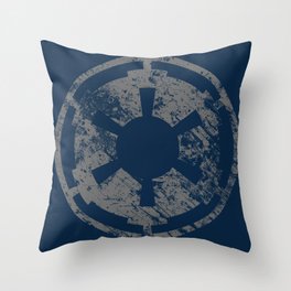 Galactic Empire (Grey) Throw Pillow