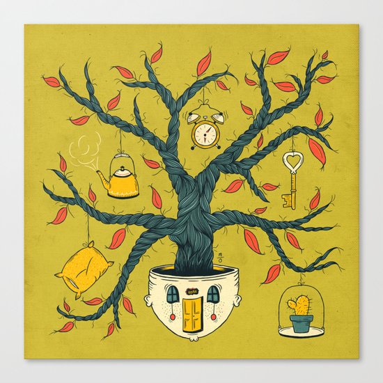 Dulce, hogar dulce Canvas Print