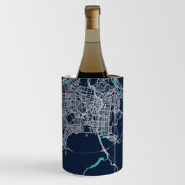 Daegu South Korean Asia City Map Wine Chiller