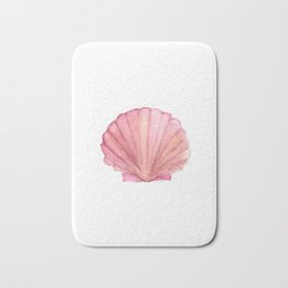 Pink Seashell Bath Mat