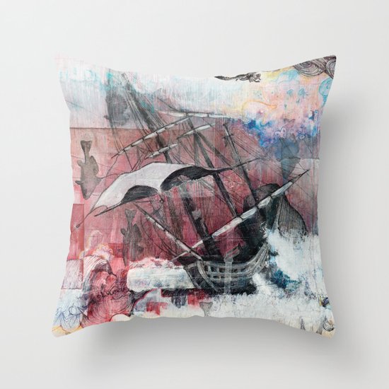Graceful Attempt Throw Pillow