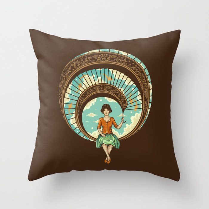 Welcome to My World Throw Pillow