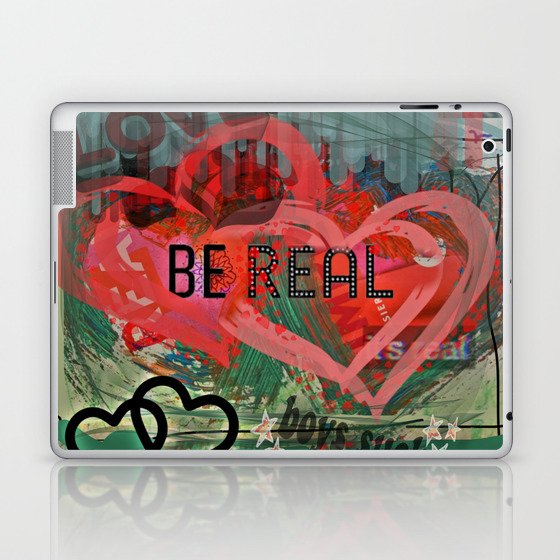 Be Real Valentine's Day  Laptop & iPad Skin