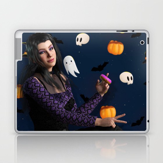 Celebritah: Spooky Donuts Laptop & iPad Skin