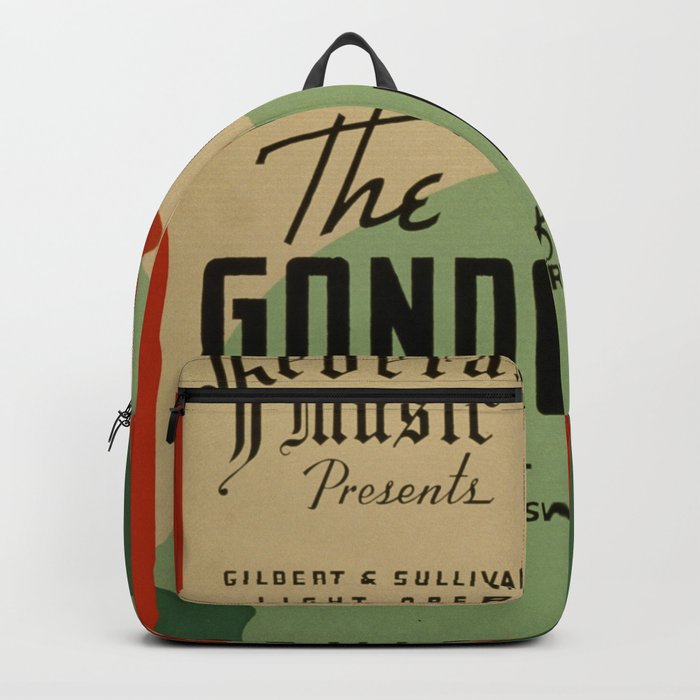 Federal Music Project The Gondoliers - Retro  Vintage Music Symphony  Backpack