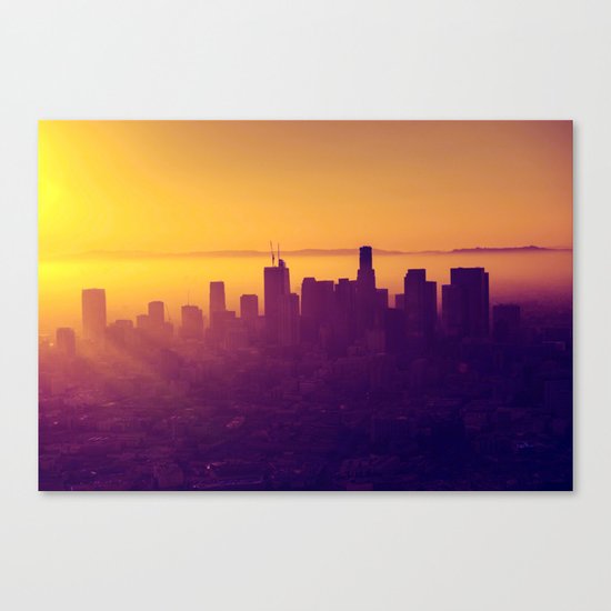 Los Angeles at Sunset Canvas Print