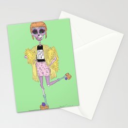 The Dead Cali Girl With Big Dreams Stationery Card