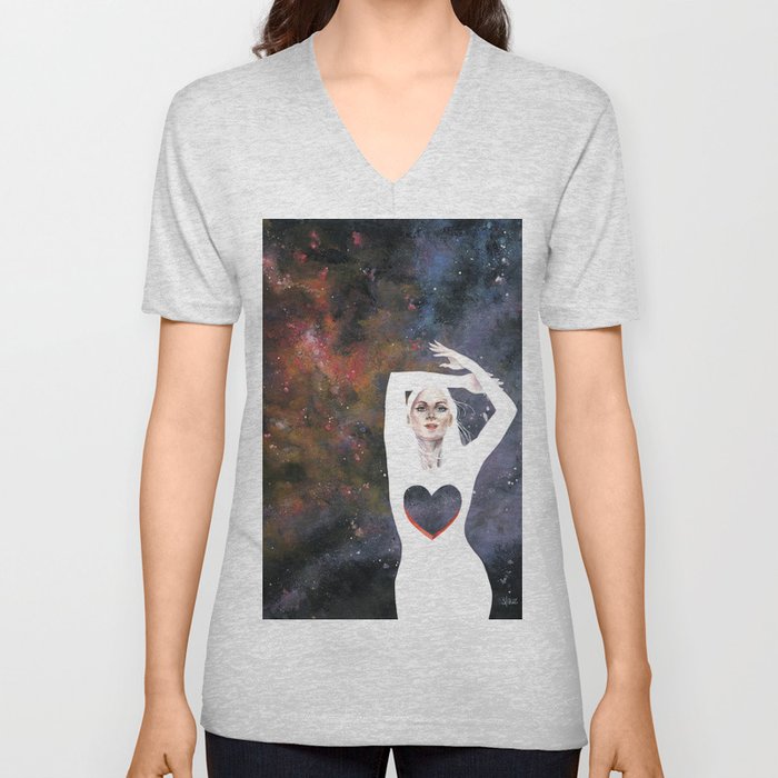 Love is infinite as the Cosmos V Neck T Shirt